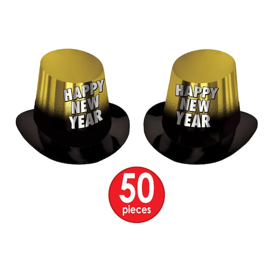 Beistle Black & Gold the Great New Year Accessory Kit